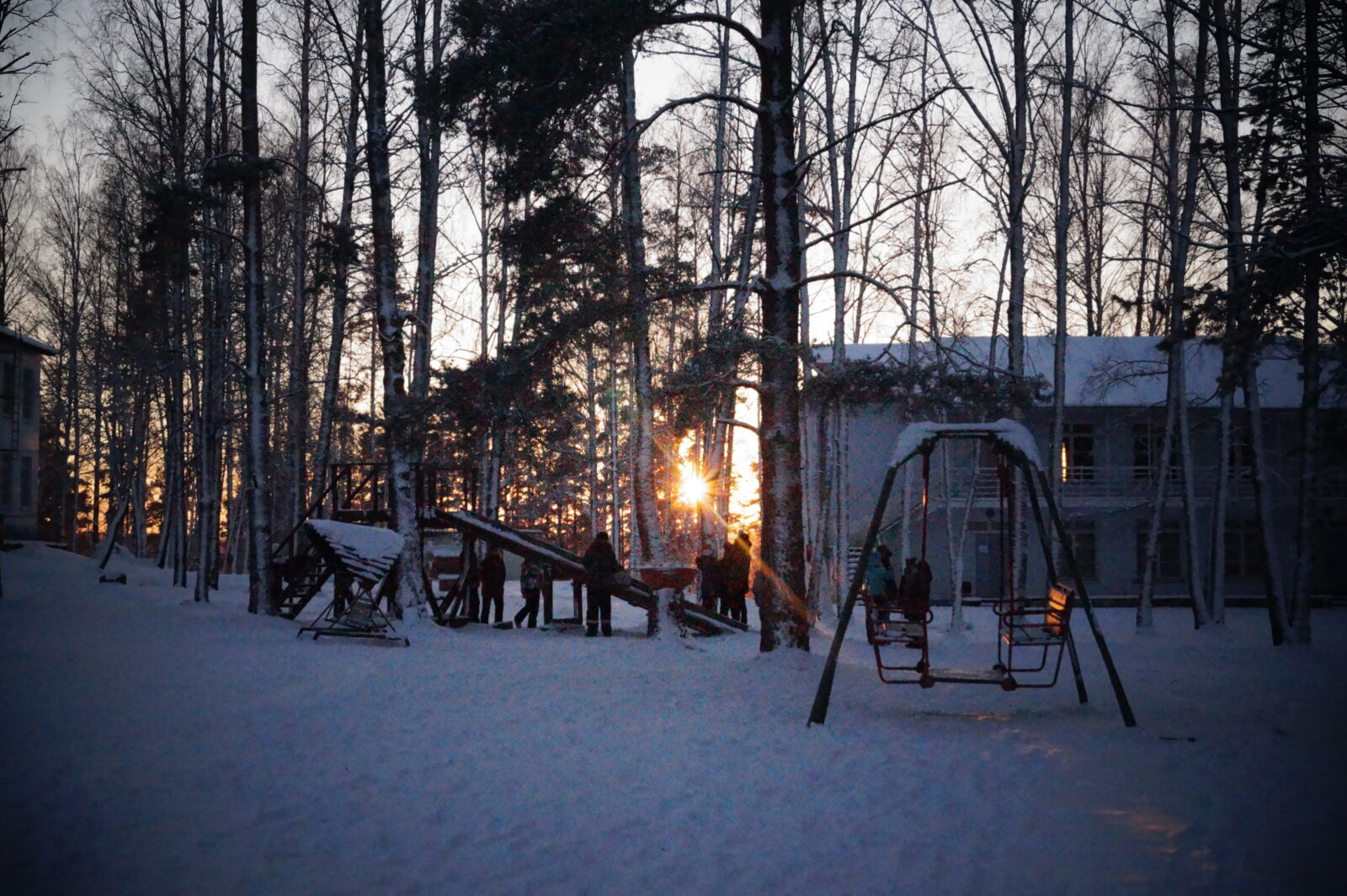 Зимняя смена в Лосево